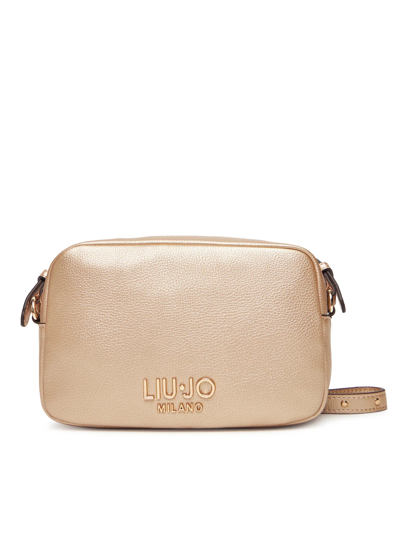 Borsa a tracolla Liu Jo con logo Milano e design essenziale Oro TU | Giò Fashion
