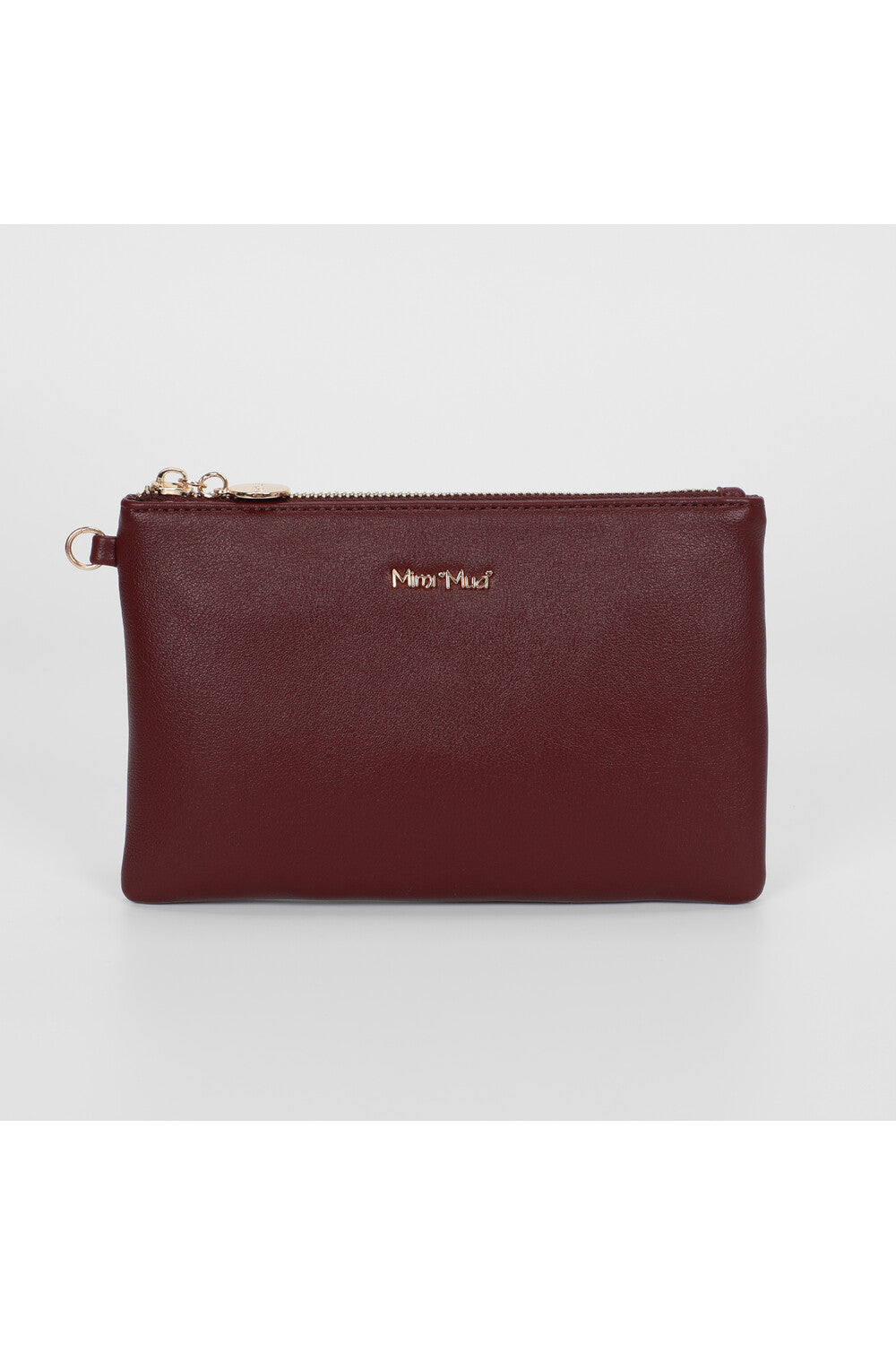 Pochette Mimi Mua elegante con zip BORDEAUX TU | Giò Fashion