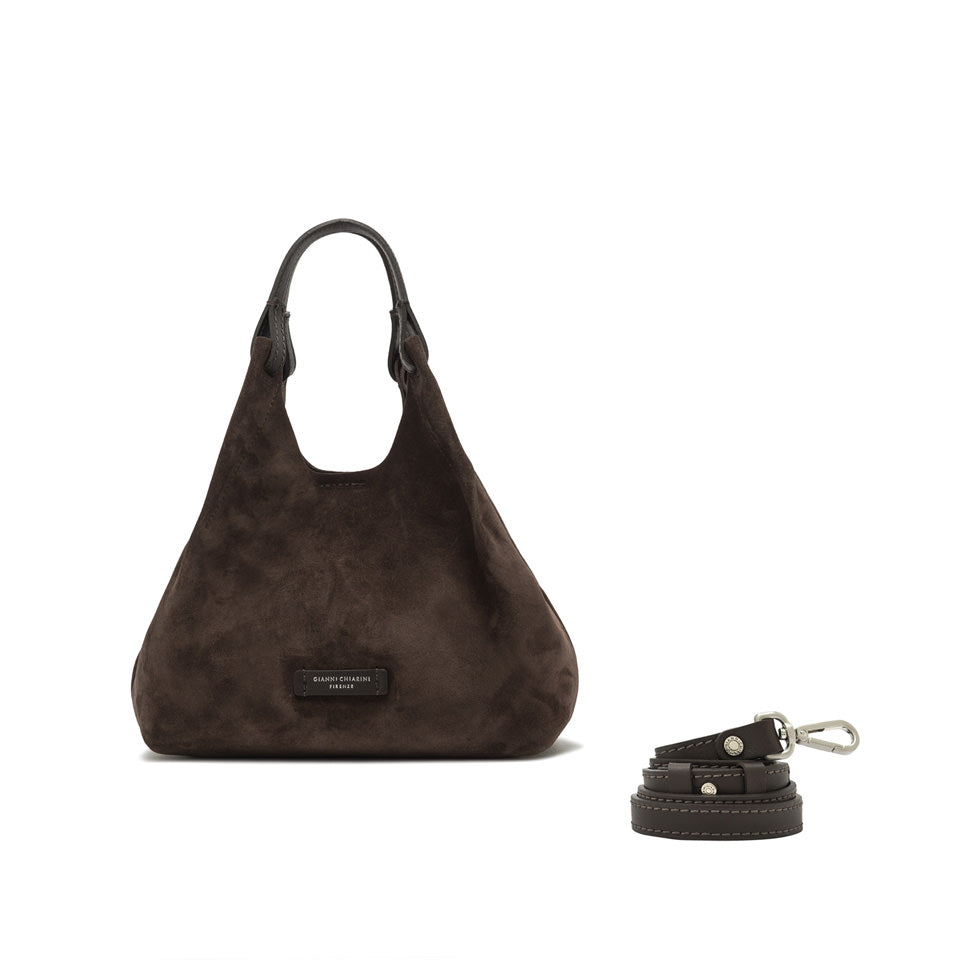 Gianni Chiarini borsa a spalla elegante in pelle scamosciata