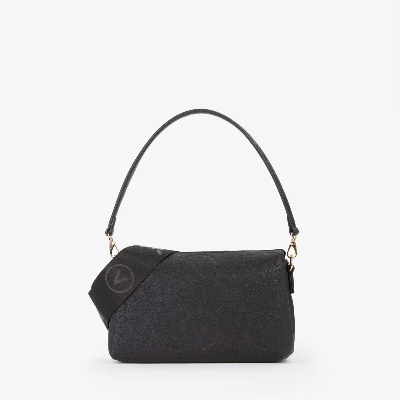 Valentino borsa a spalla Samba piccola con doppio manico Nero TU | Giò Fashion