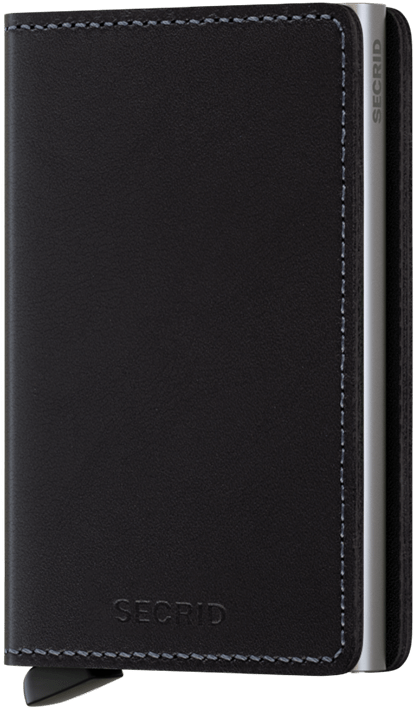 Portafoglio Secrid Slimwallet in pelle con blocco RFID e profilo sottile NERO TU | Giò Fashion