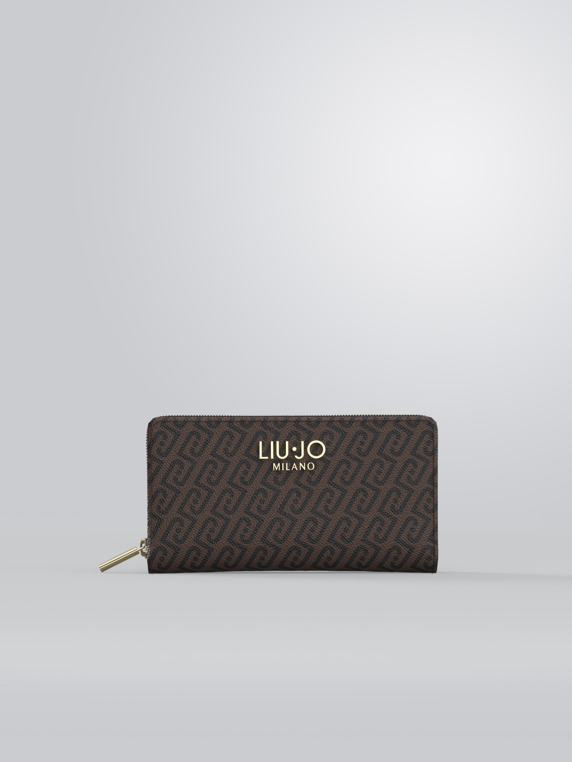 Liu Jo Portafoglio Grande Donna Zip Around Monogram