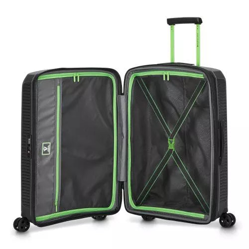 Trolley Medio Roncato Espandibile 4 Ruote Scocca Rigida NERO TU | Giò Fashion