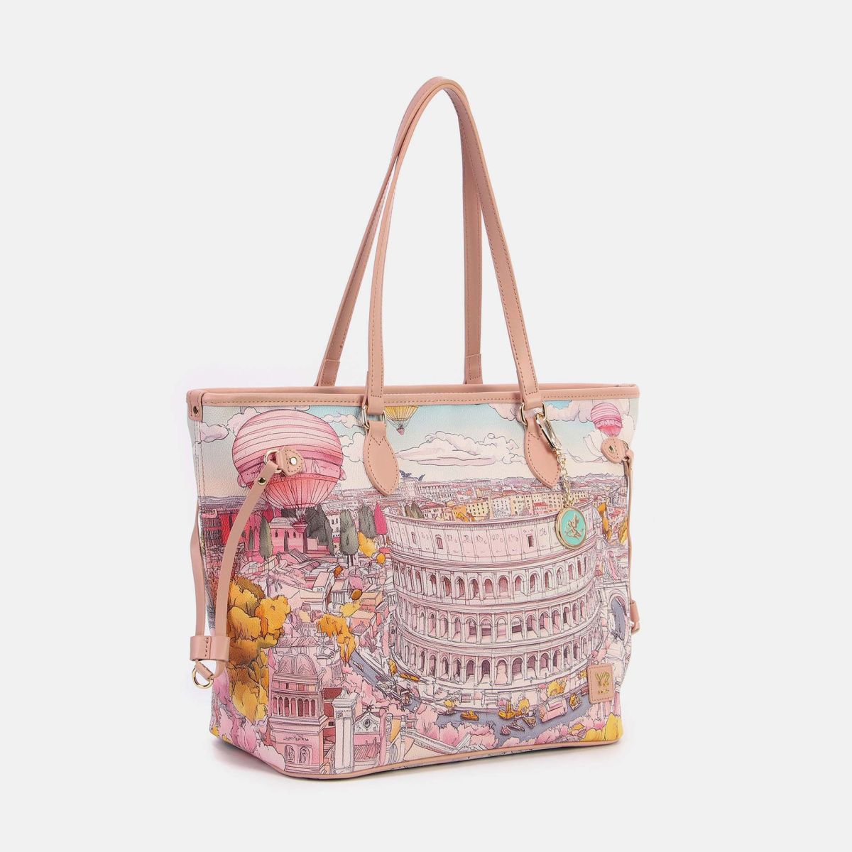 YNot? Fashionopoly – Borsa Shopping Donna con Stampa Urbana