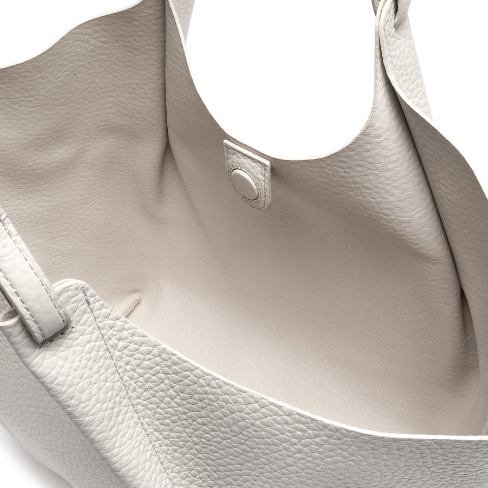 Borsa a Spalla Gianni Chiarini Dua in pelle metallizzata Sabbia TU | Giò Fashion
