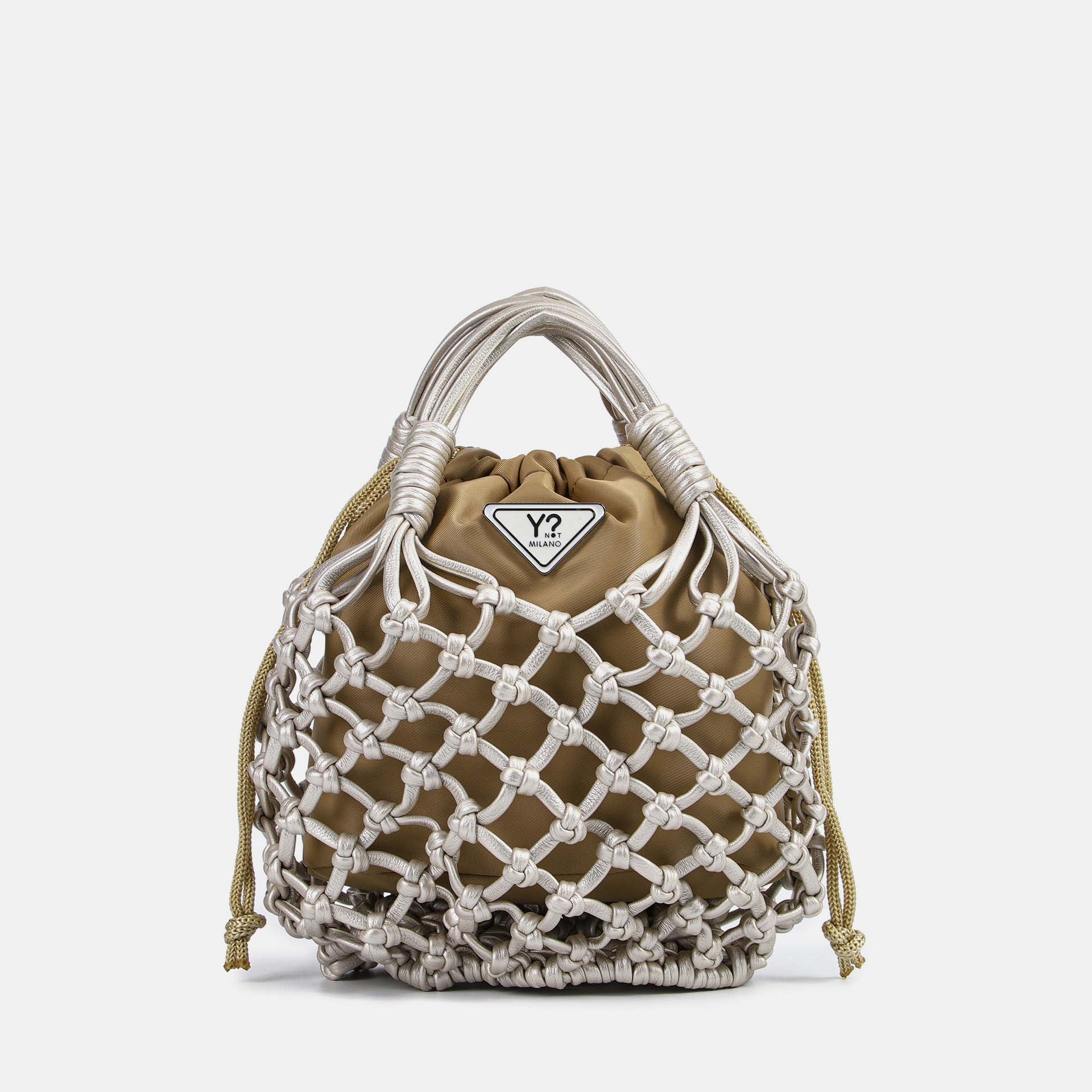 Y-Not Borsa Boston Fanny Argento TU | Giò Fashion