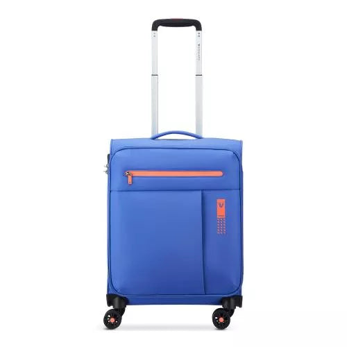 Trolley Roncato morbido con 4 ruote e chiusura TSA per viaggi pratici violetto TU | Giò Fashion