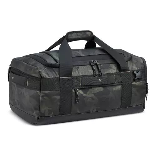 Borsone sportivo compatto con tasche e tracolla regolabile CAMOUFLAGE TU | Giò Fashion