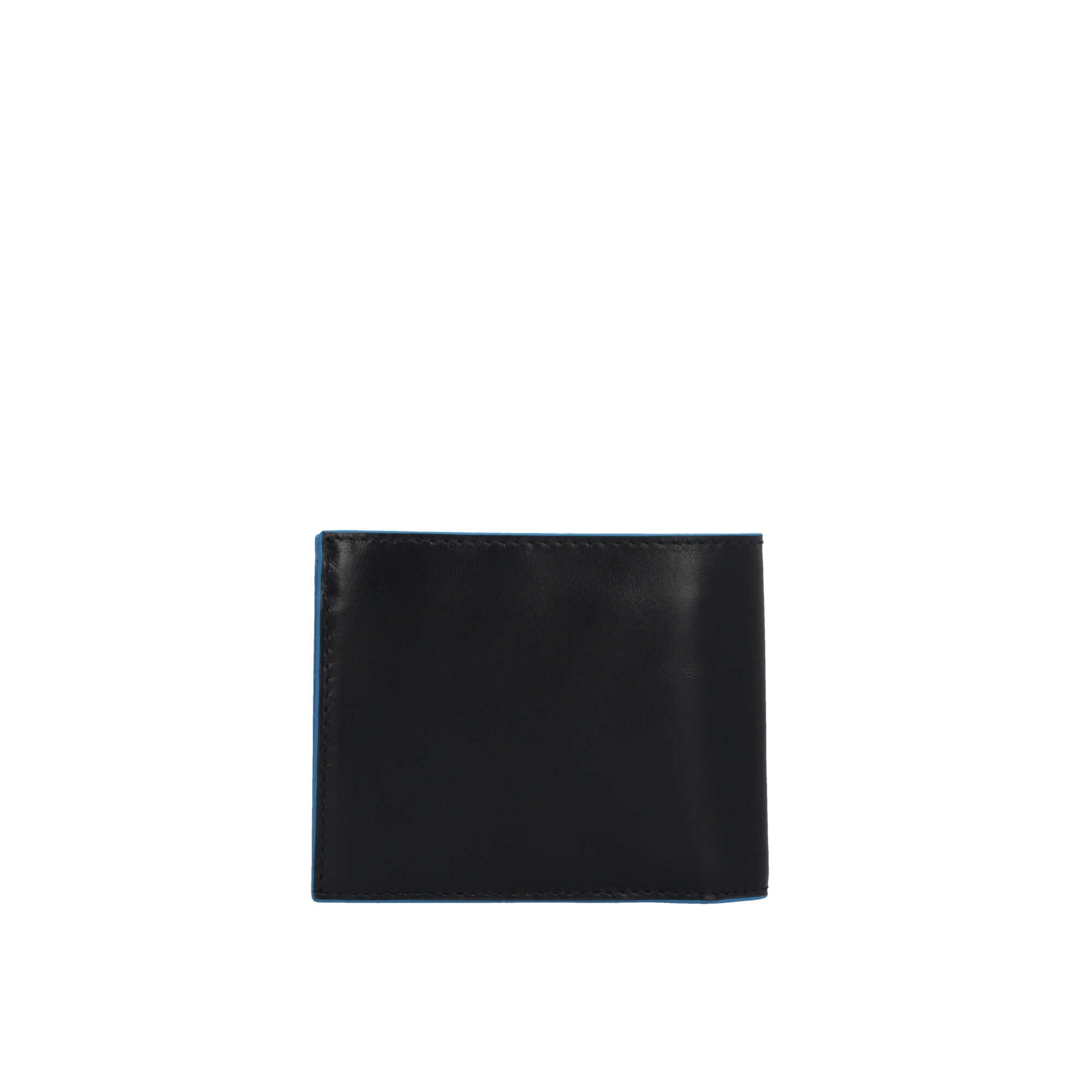 Portafoglio Piquadro in pelle con porta carte e scomparto portamonete Blu TU | Giò Fashion