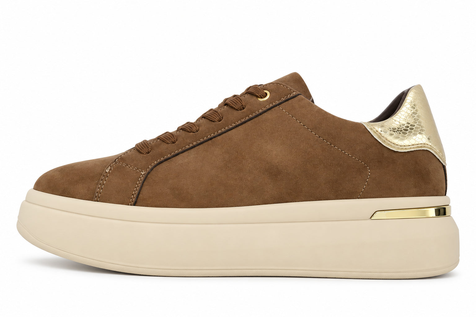 Sneakers Donna Ynot? con Platform e Dettagli Dorati