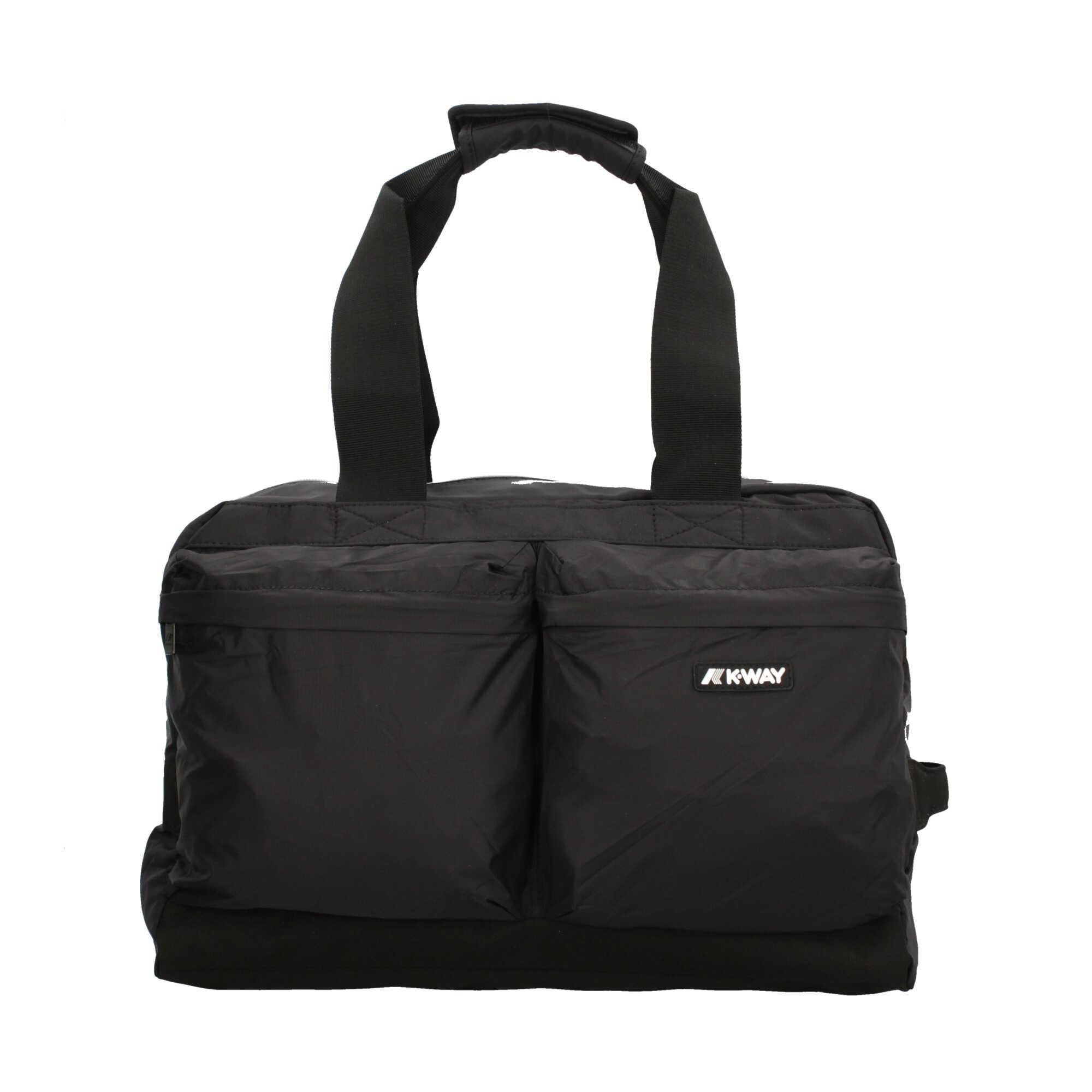 Borsone Kway K7115YW BLACK PURE TU | Giò Fashion