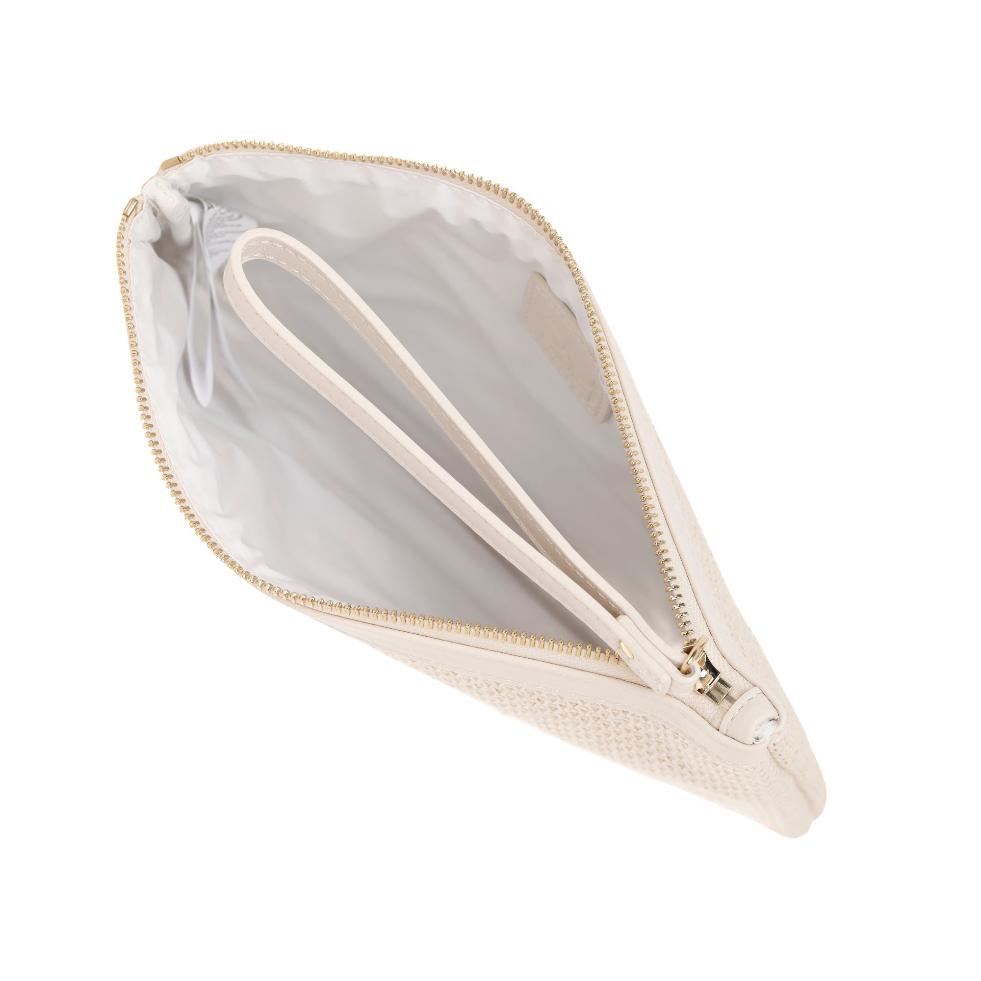 Pochette Byblos donna con polsiera e design in tessuto intrecciato AVORIO TU | Giò Fashion
