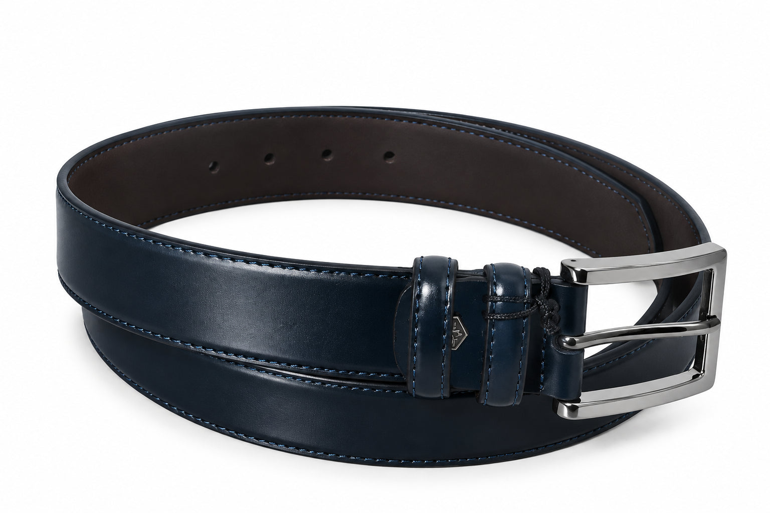 Cintura Uomo Lumberjack in Pelle con Fibbia in Metallo