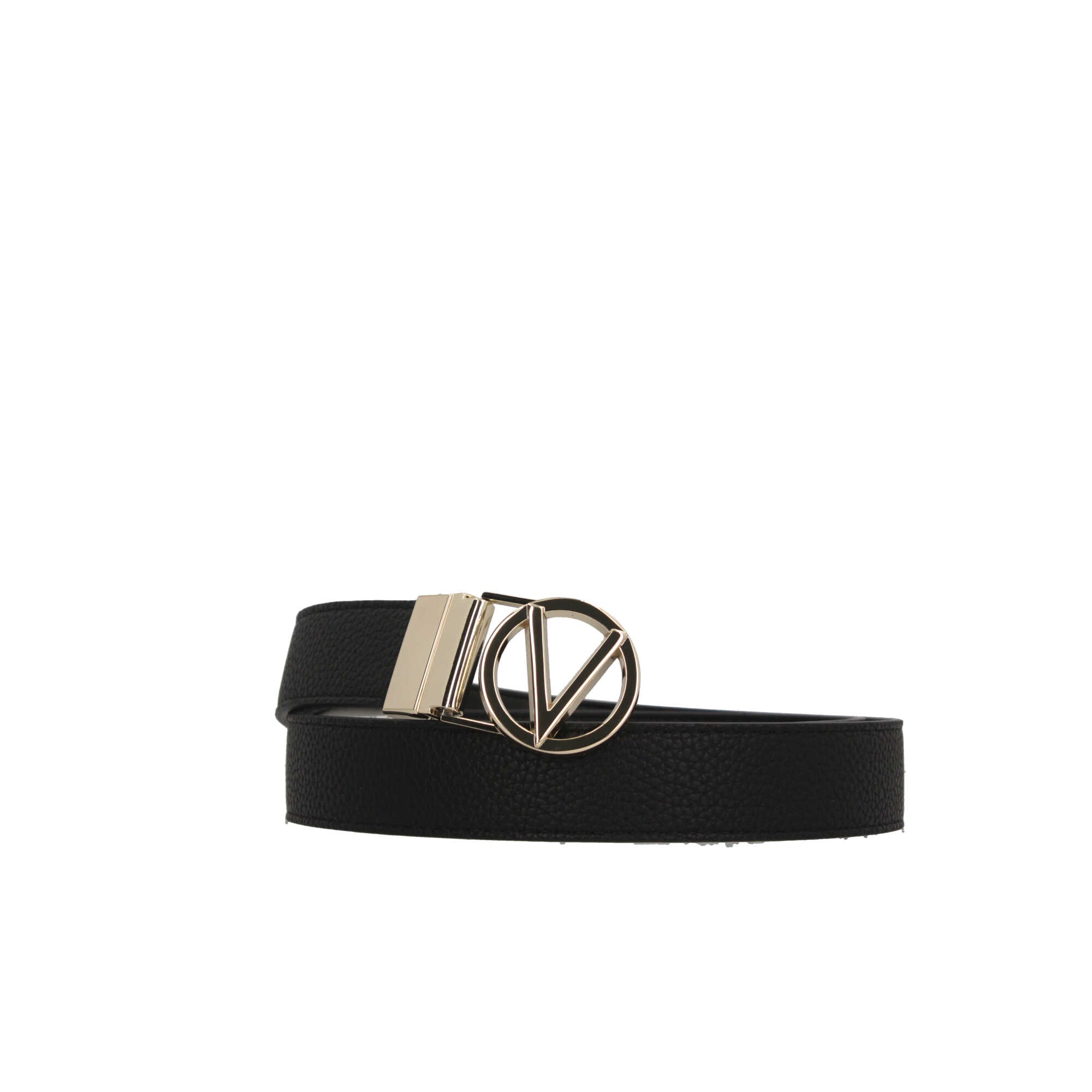 Cintura Valentino da Donna con Fibbia Logo in Metallo Nero L | Giò Fashion