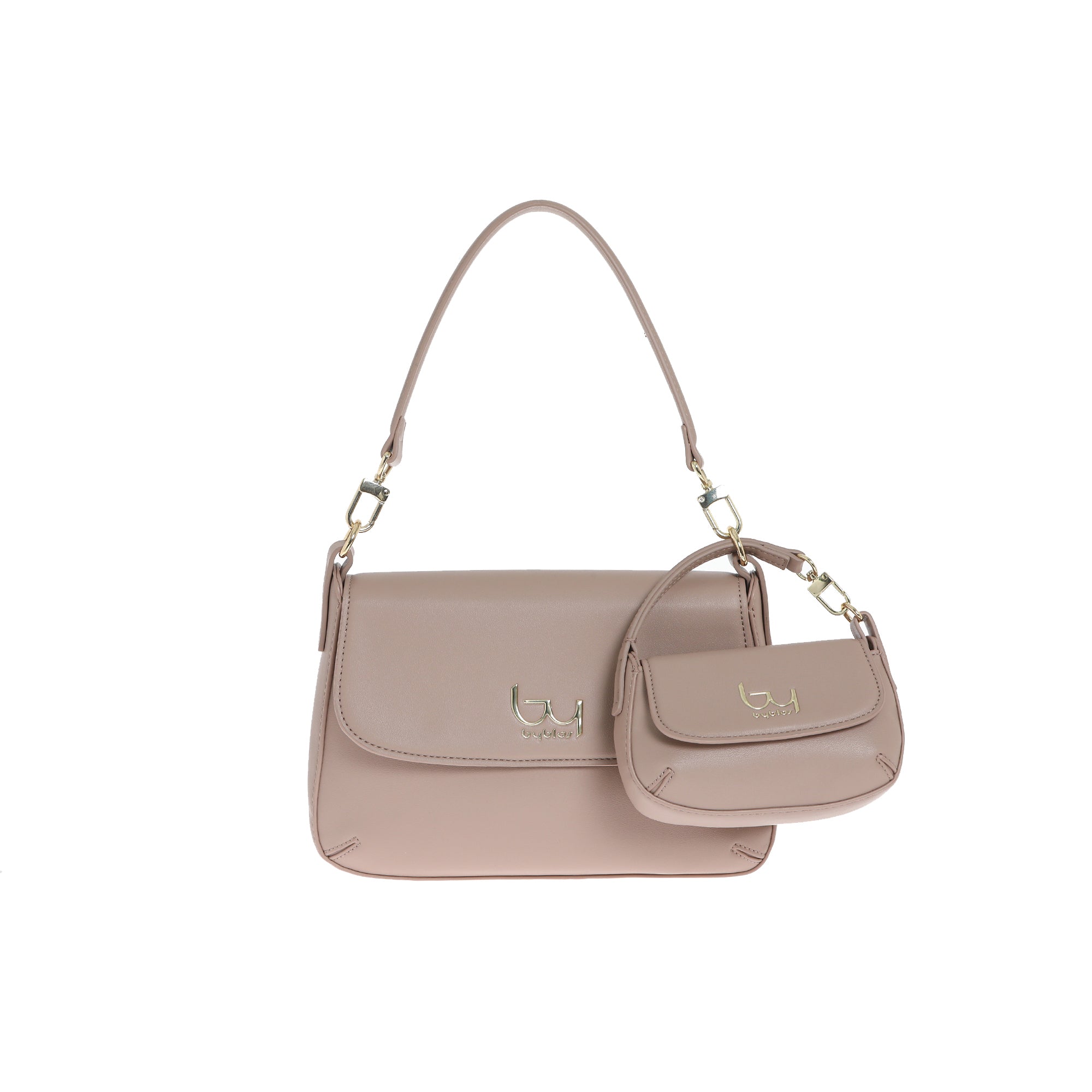 Borsa a spalla By Byblos con mini pochette abbinata Rosa TU | Giò Fashion