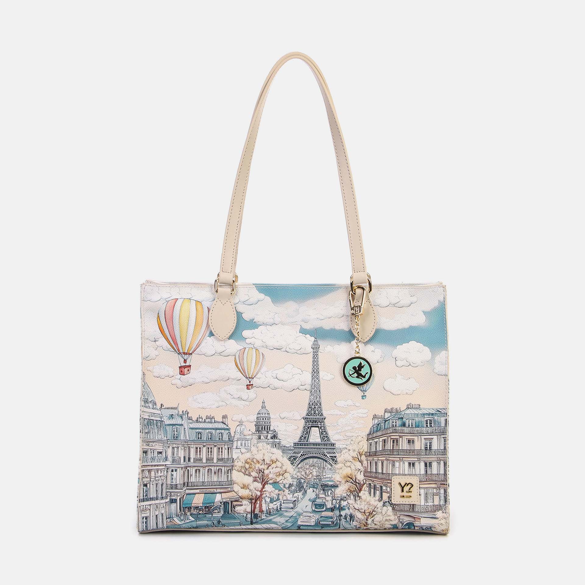 Y-Not Shopper Quadrata Fashionopoly Paris TU | Giò Fashion