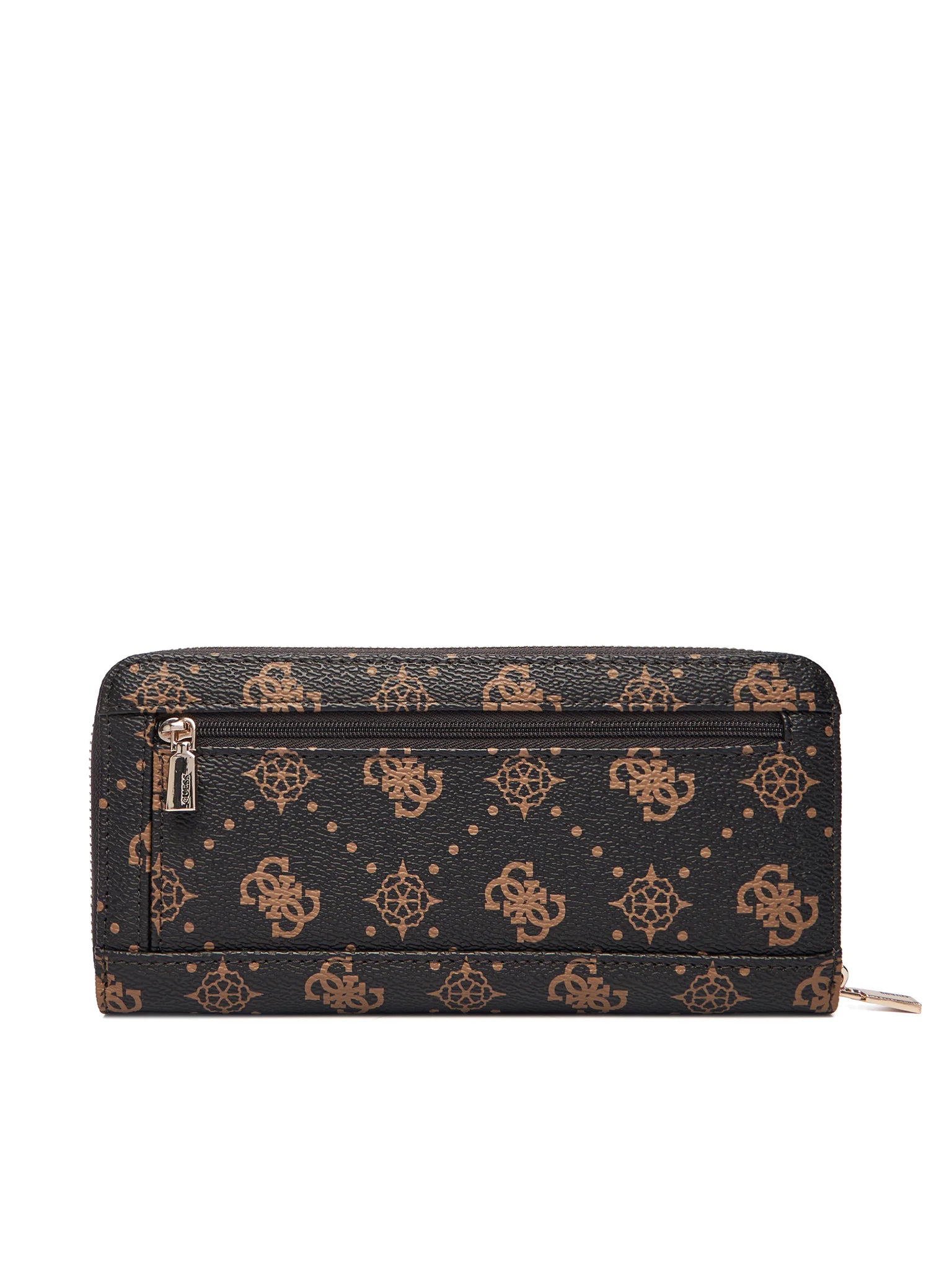 Portafoglio Guess con stampa logo 4G e chiusura zip