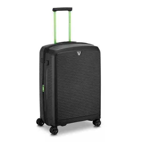 Trolley Medio Roncato Espandibile 4 Ruote Scocca Rigida NERO TU | Giò Fashion