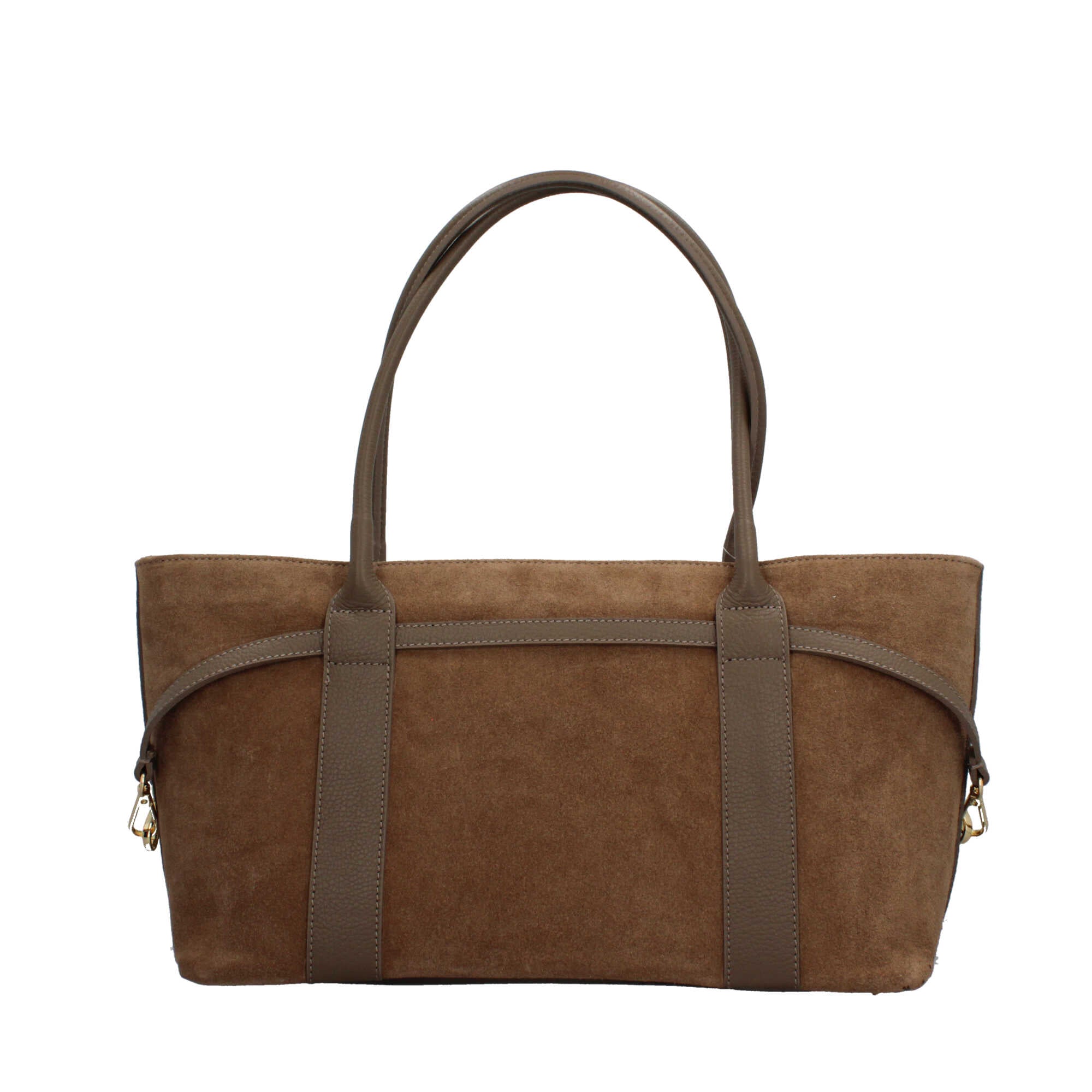 Borsa in vera pelle Made in Italy a mano e spalla elegante Beige TU | Giò Fashion
