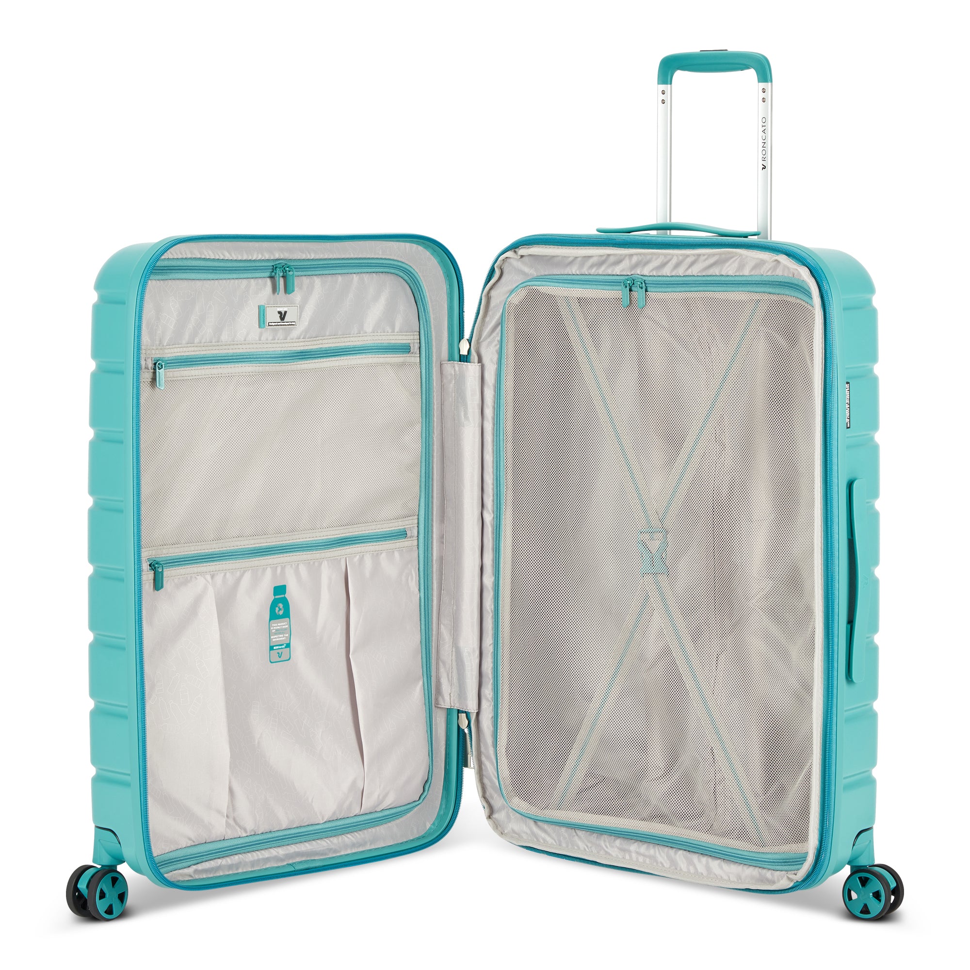 Valigia Media Trolley Espandibile Roncato Verde TU | Giò Fashion