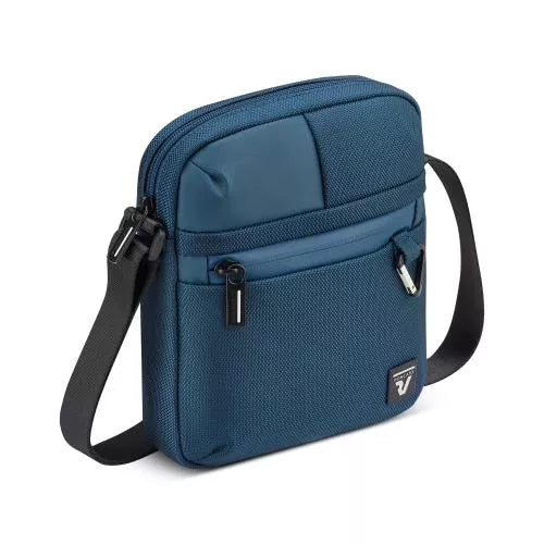 Tracolla piccola Roncato a comparto singolo compatta e funzionale BLU TU | Giò Fashion