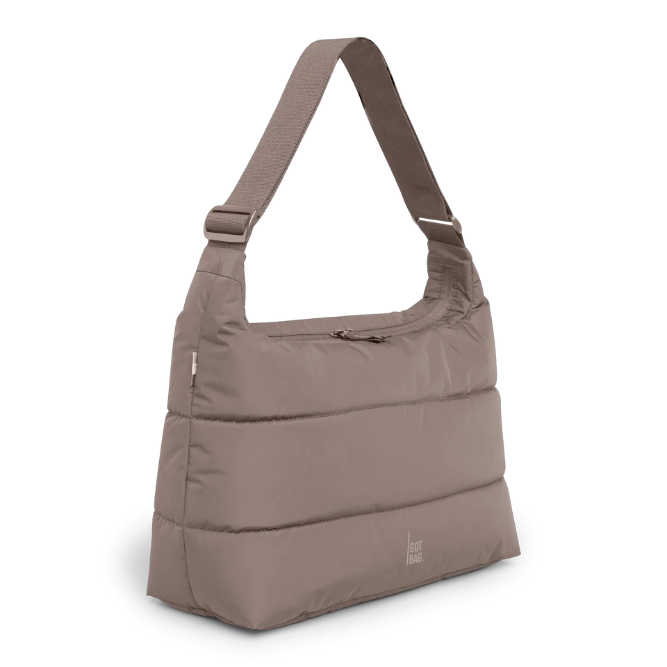 GOT BAG Puffer Square Bag Large – Borsa a Spalla Imbottita in Materiale Riciclato
