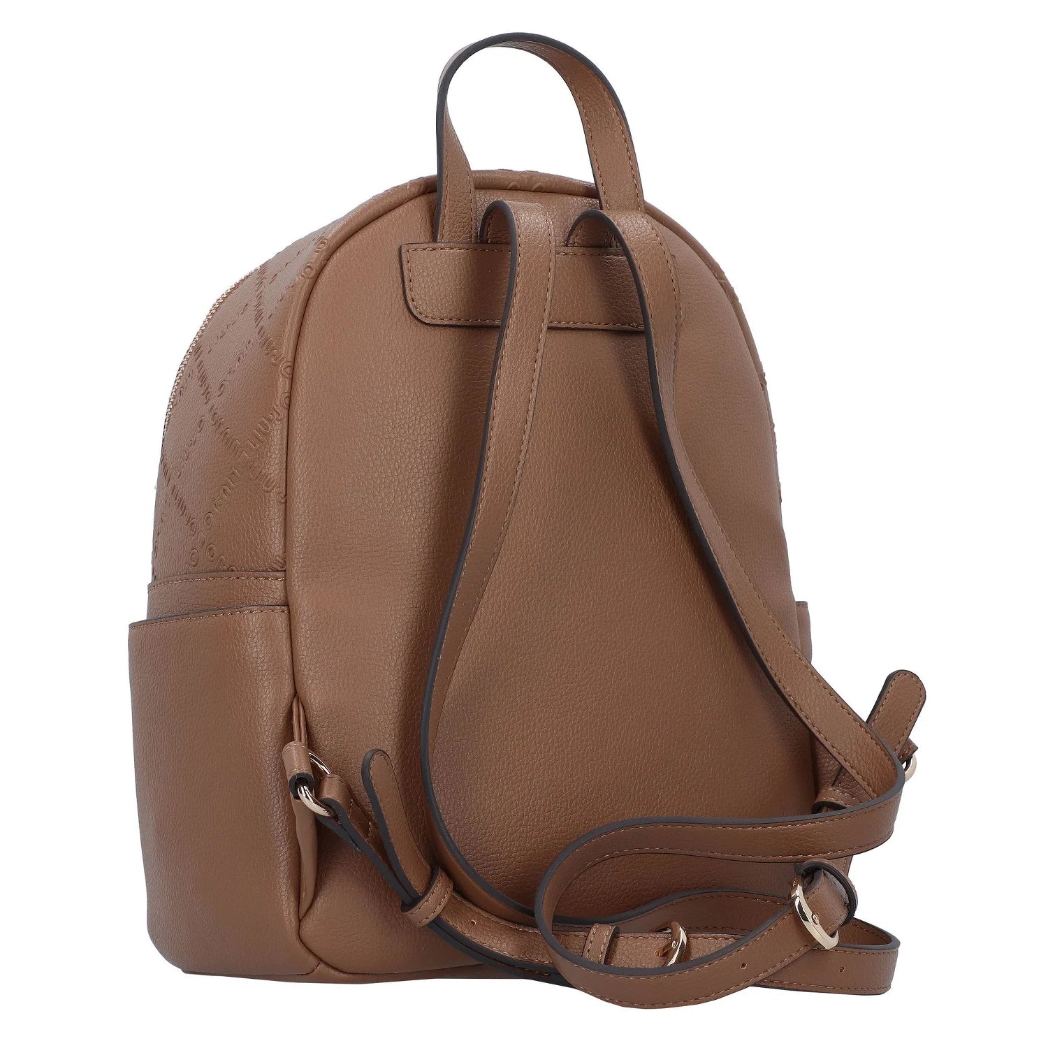 Zaino Liu Jo compatto con logo in rilievo e tasche laterali Marrone TU | Giò Fashion