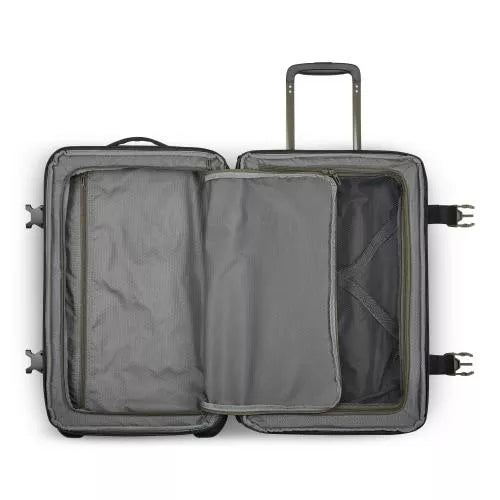 Trolley cabina compatto con ruote e manico telescopico pratico CAMOUFLAGE TU | Giò Fashion