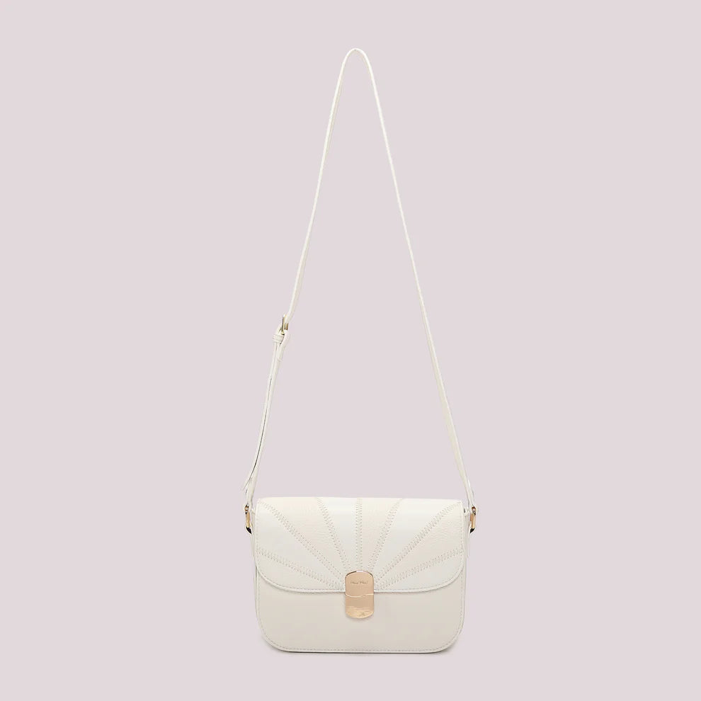 Mimi Mua borsa a tracolla compatta con patta decorata