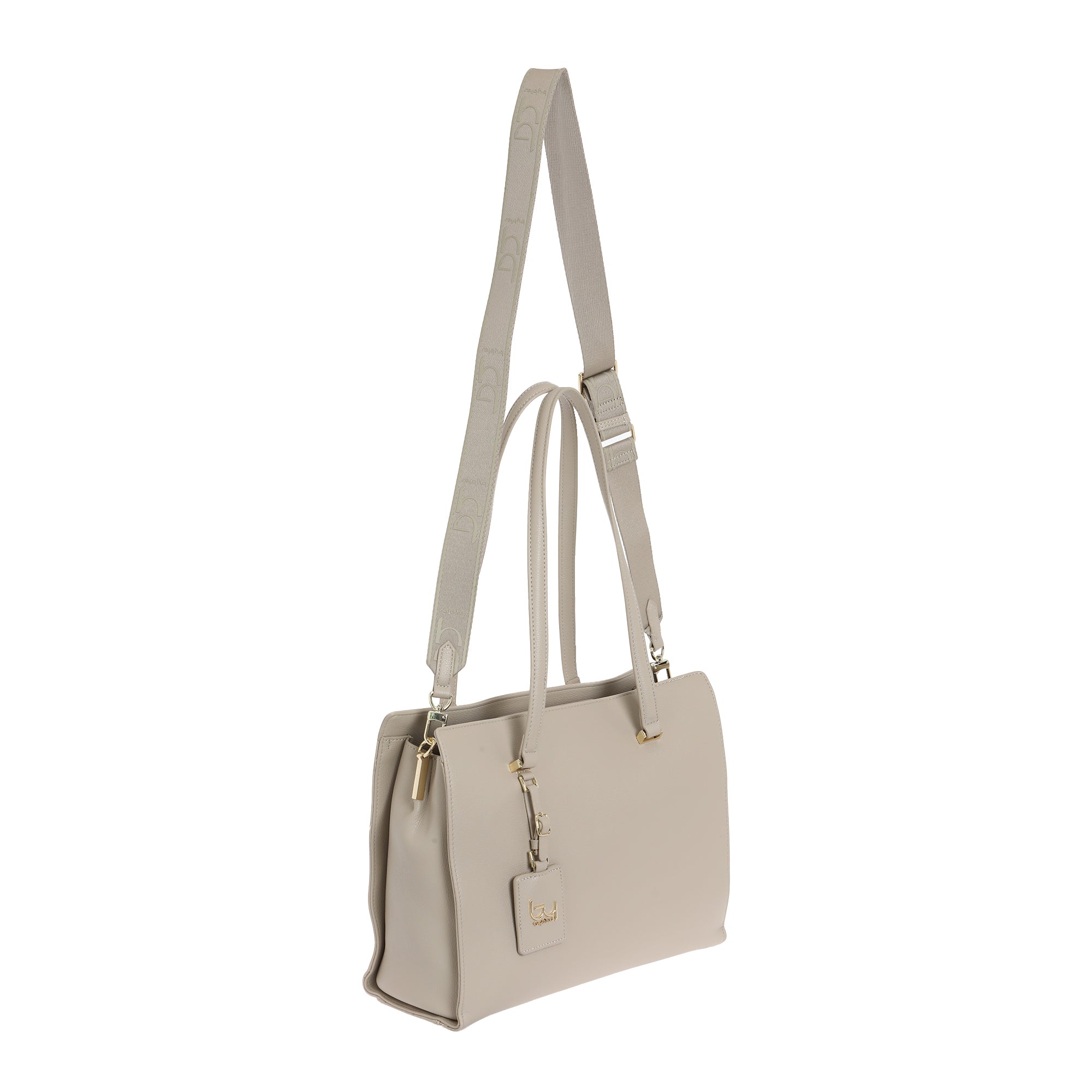 Borsa a spalla By Byblos con tracolla regolabile in ecopelle Beige TU | Giò Fashion