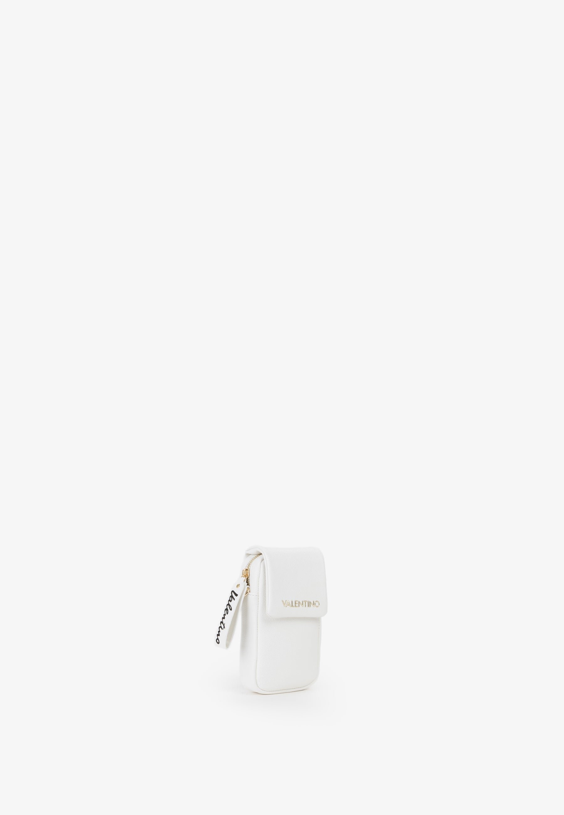 Mini borsa tracolla donna Mario Valentino con patta e logo frontale Bianco TU | Giò Fashion
