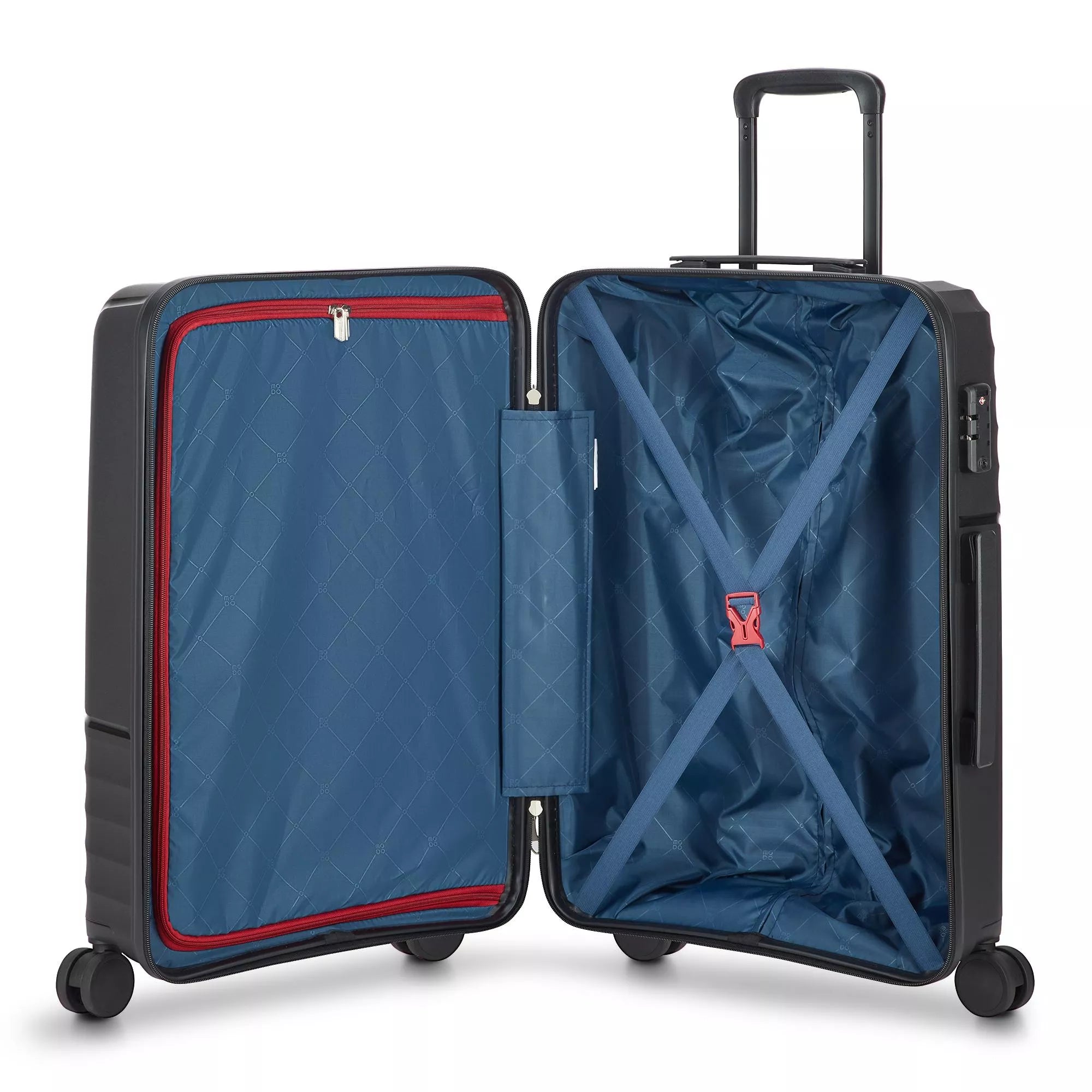 Modo by Roncato Trolley Medio Rigido 4 Ruote da Viaggio 64x44,5x25,5 NERO TU | Giò Fashion