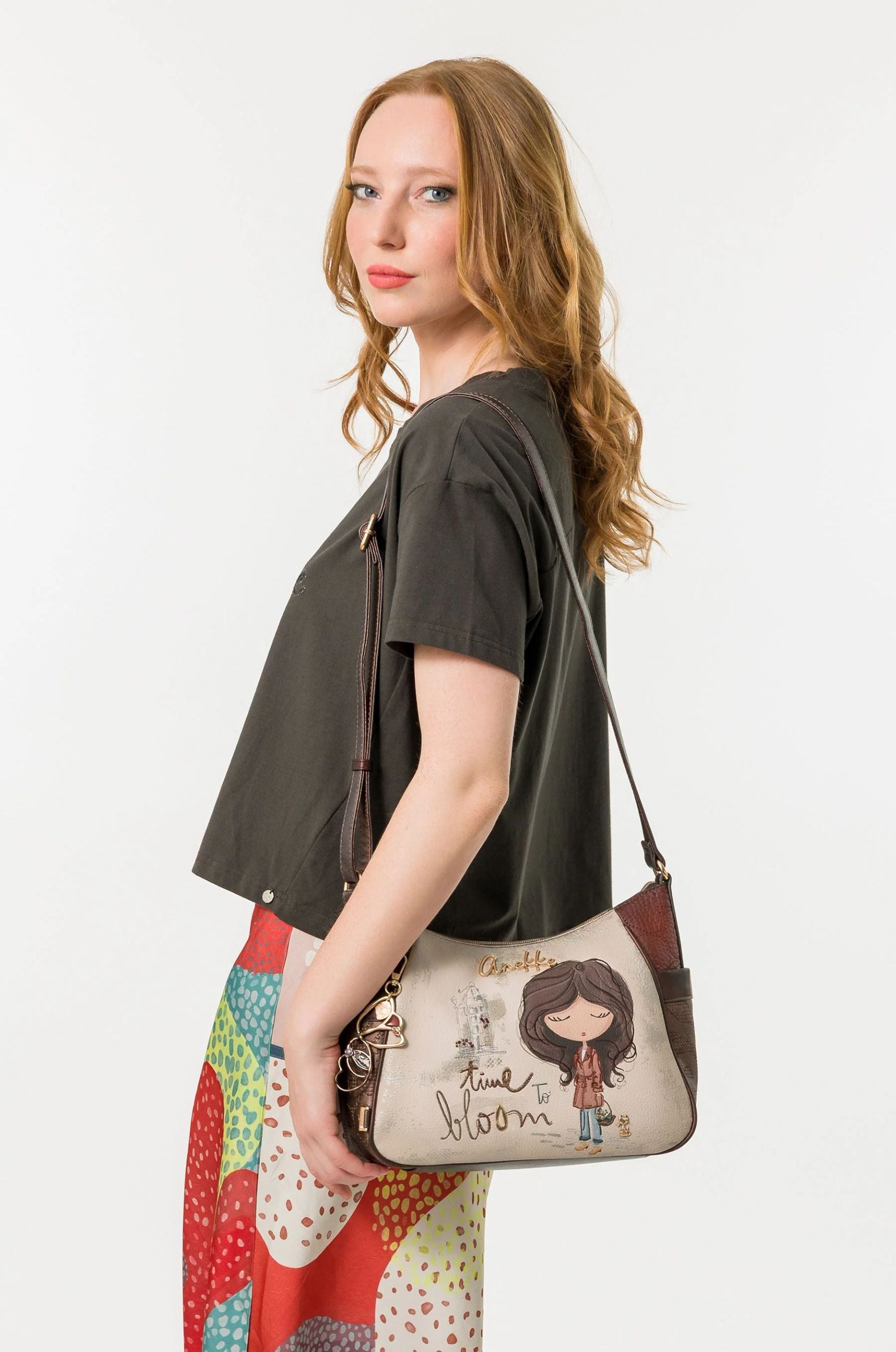 Borsa a Tracolla Grande Donna Anekke