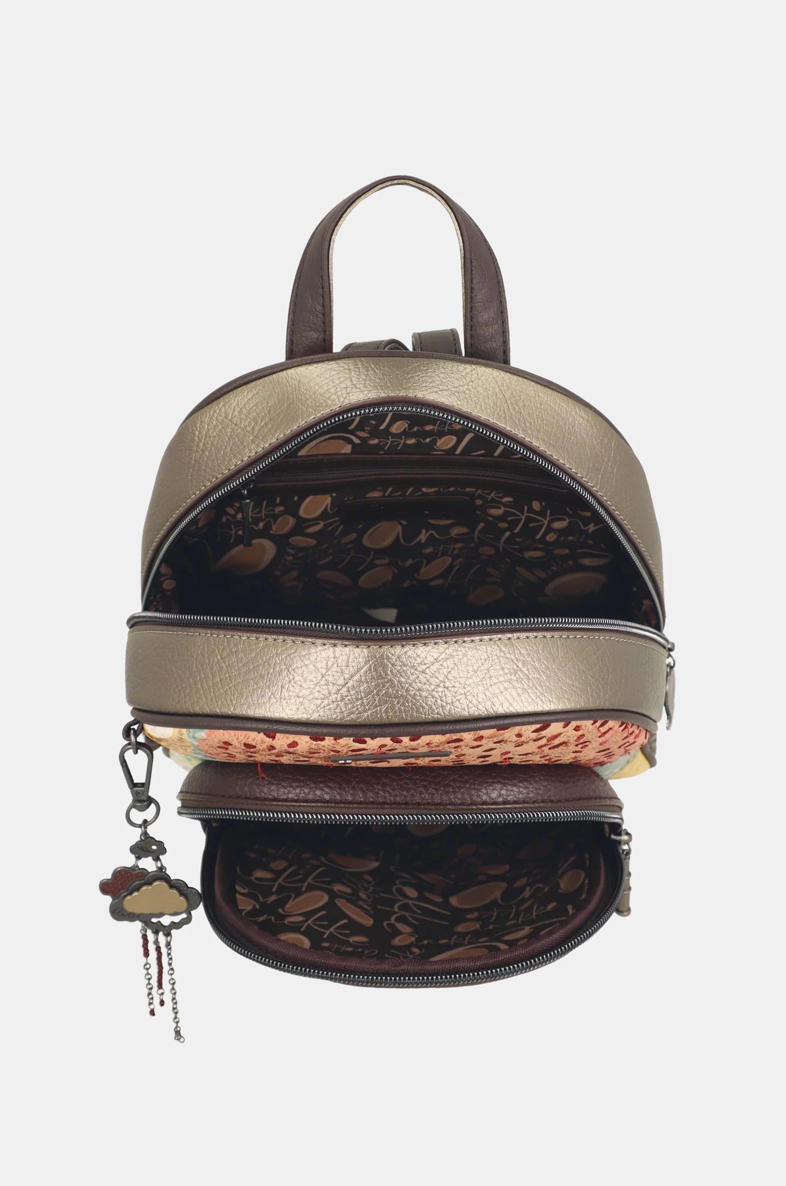 Zaino Medio Donna Anekke con Tasche e Spallacci Regolabili