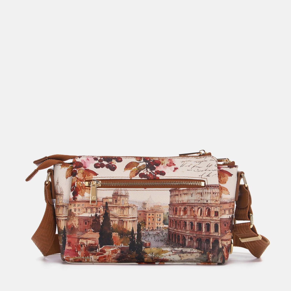 Ynot? Yes Bag Borsa a Spalla Donna con 3 Scomparti