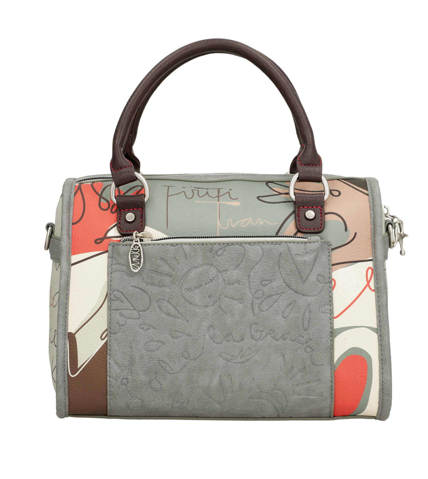 Borsa Anekke con doppio manico e tracolla removibile Bianco TU | Giò Fashion