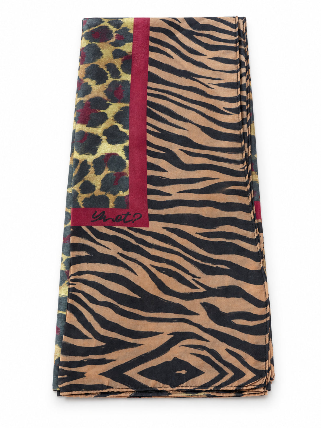 Foulard Donna con Stampa Animalier Mix