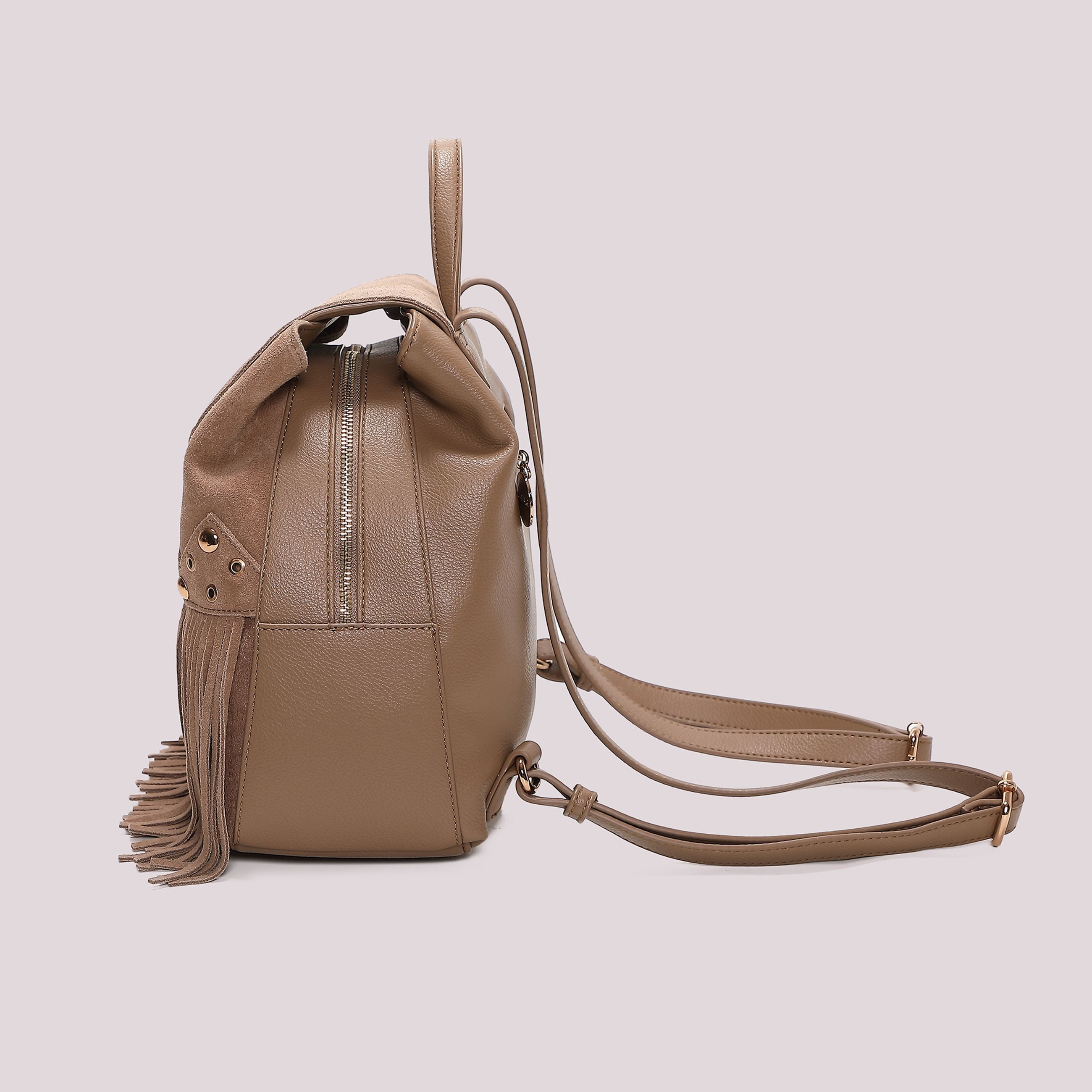 Zaino Donna Mimi Mua con Frange e Borchie
