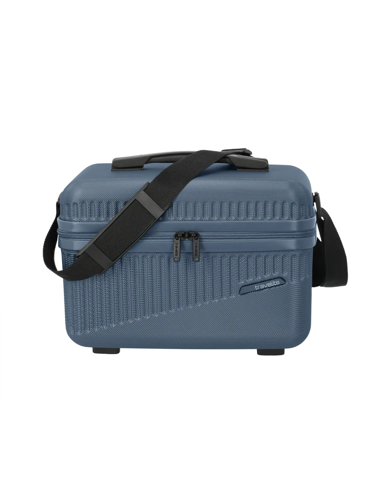 Borsa rigida per cosmetici Travelite con chiusura di sicurezza Blu TU | Giò Fashion