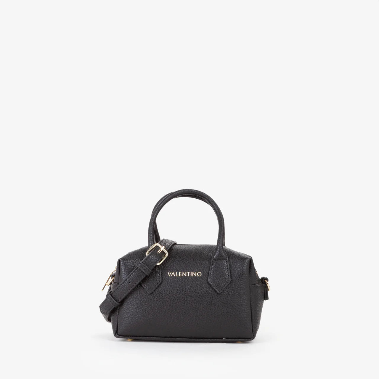Valentino mini borsa a mano donna con tracolla logata Nero TU | Giò Fashion