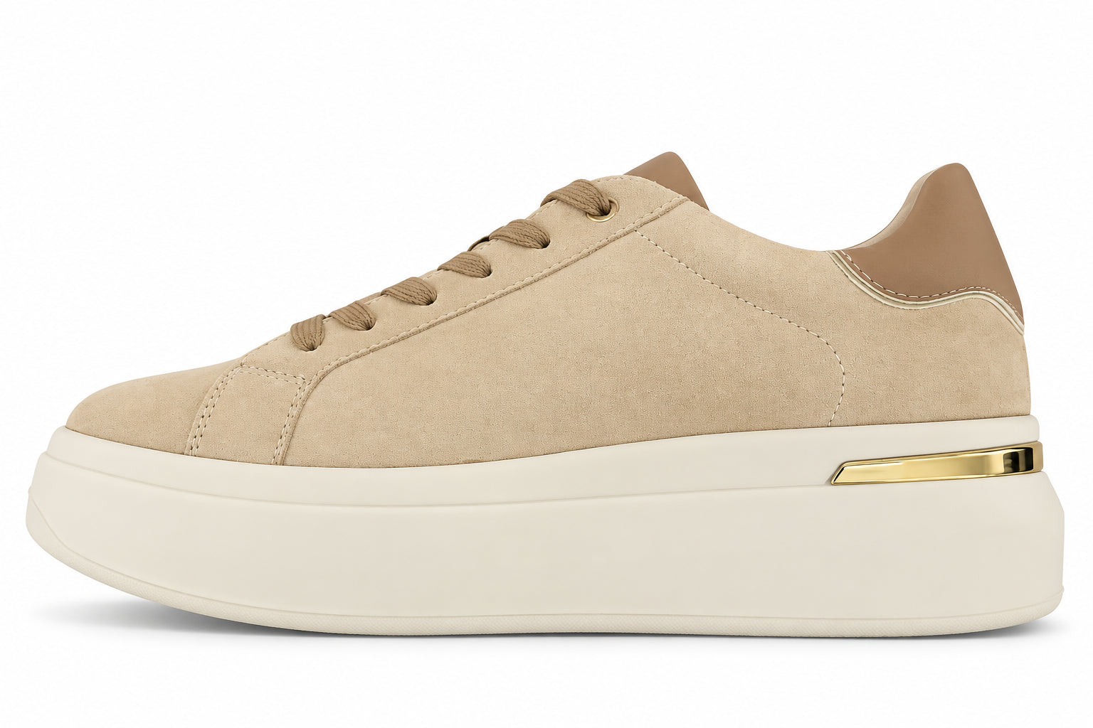 Sneakers Donna Ynot? con Platform e Dettagli Dorati