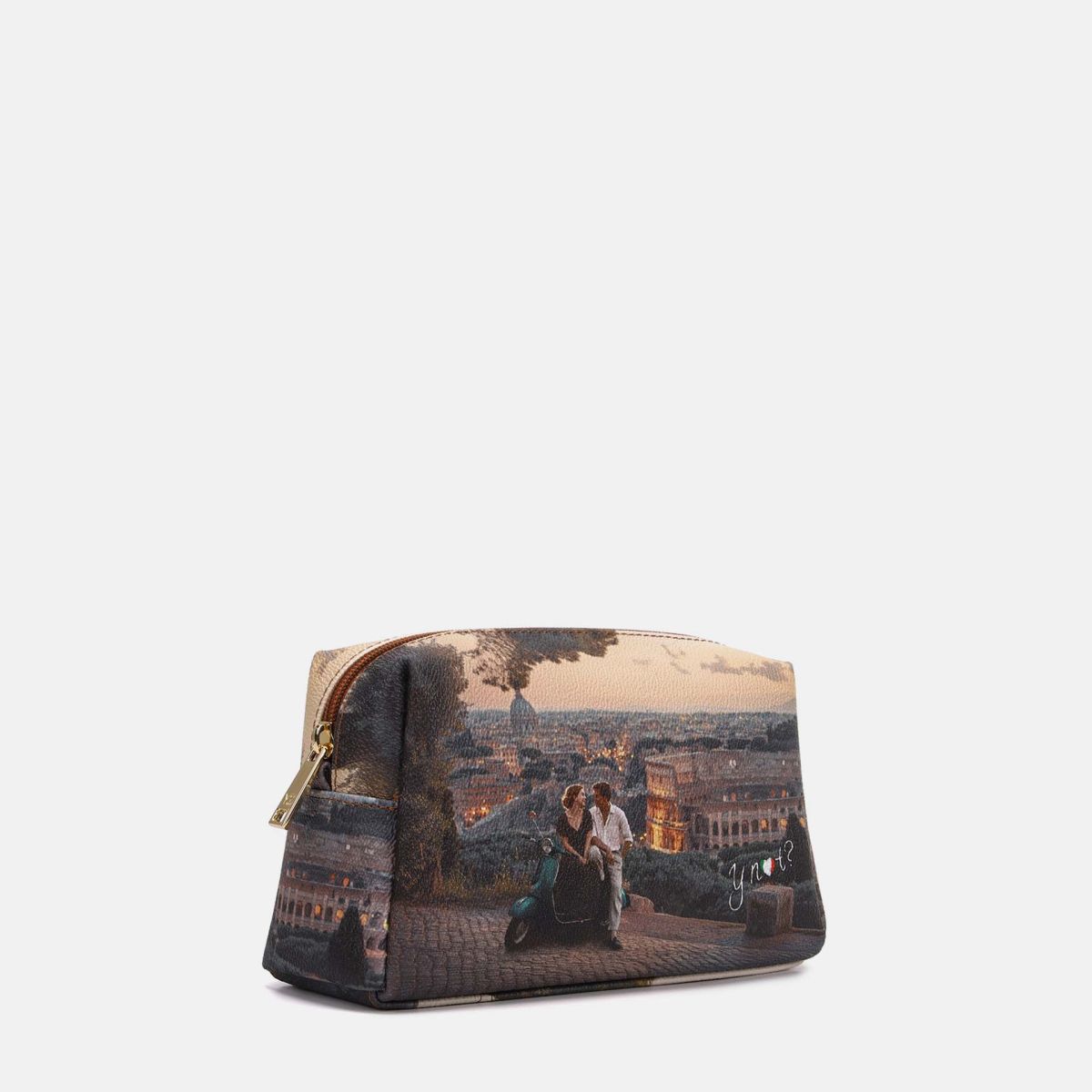 Ynot? Yes Bag Beauty Case Grande Donna in Ecopelle con Zip