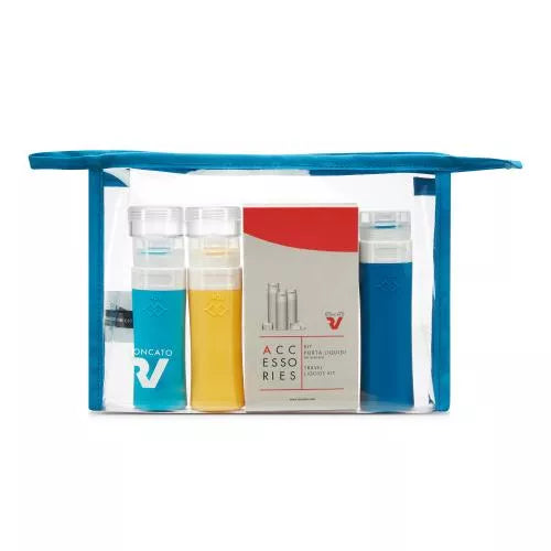 Kit Flaconi da Viaggio Roncato con Pochette Trasparente
