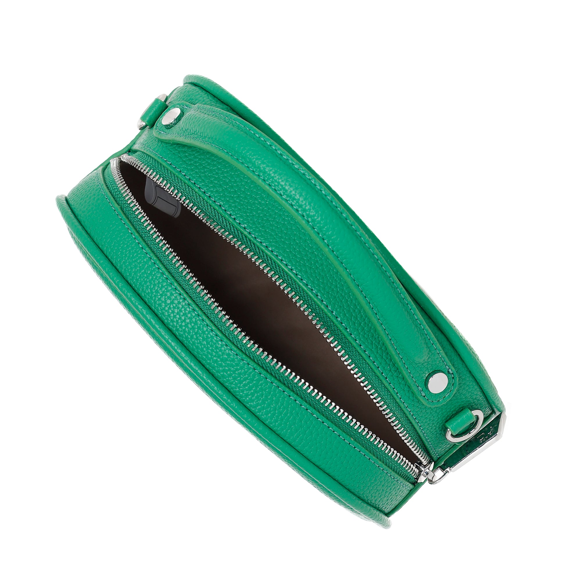 Borsa tracolla Byblos donna rotonda con logo frontale e tracolla regolabile Verde TU | Giò Fashion