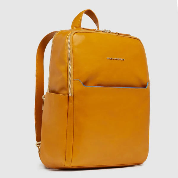Zaino Porta pc in vera pelle piquadro Giallo TU | Giò Fashion