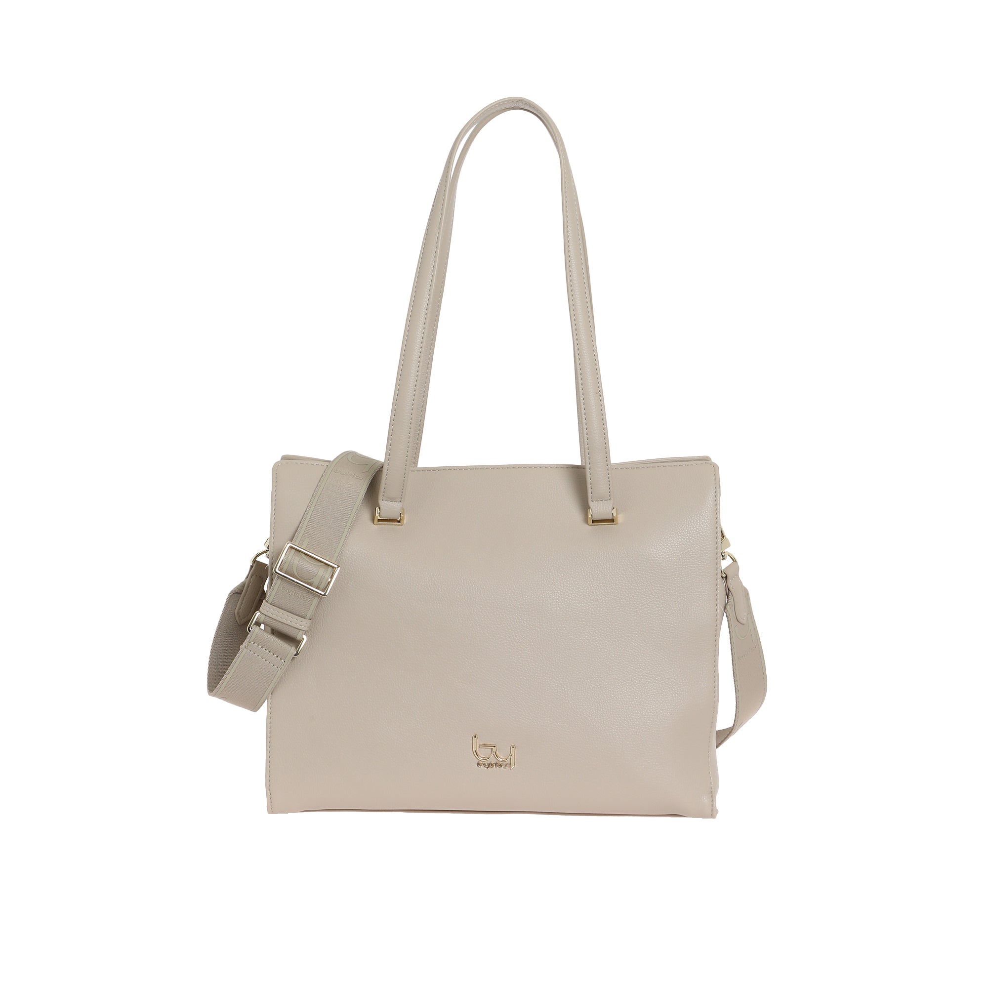Borsa a spalla By Byblos con tracolla regolabile in ecopelle Beige TU | Giò Fashion