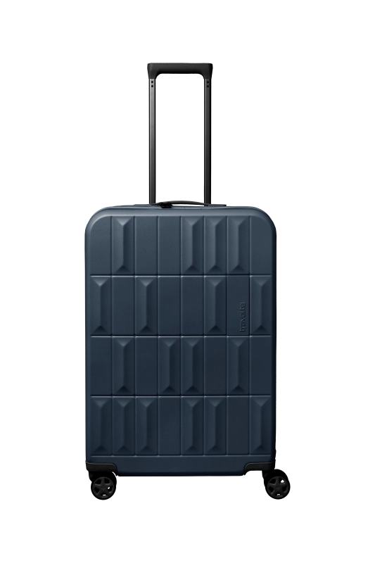 Trolley medio Travelite rigido con 4 ruote e chiusura TSA BLU TU | Giò Fashion