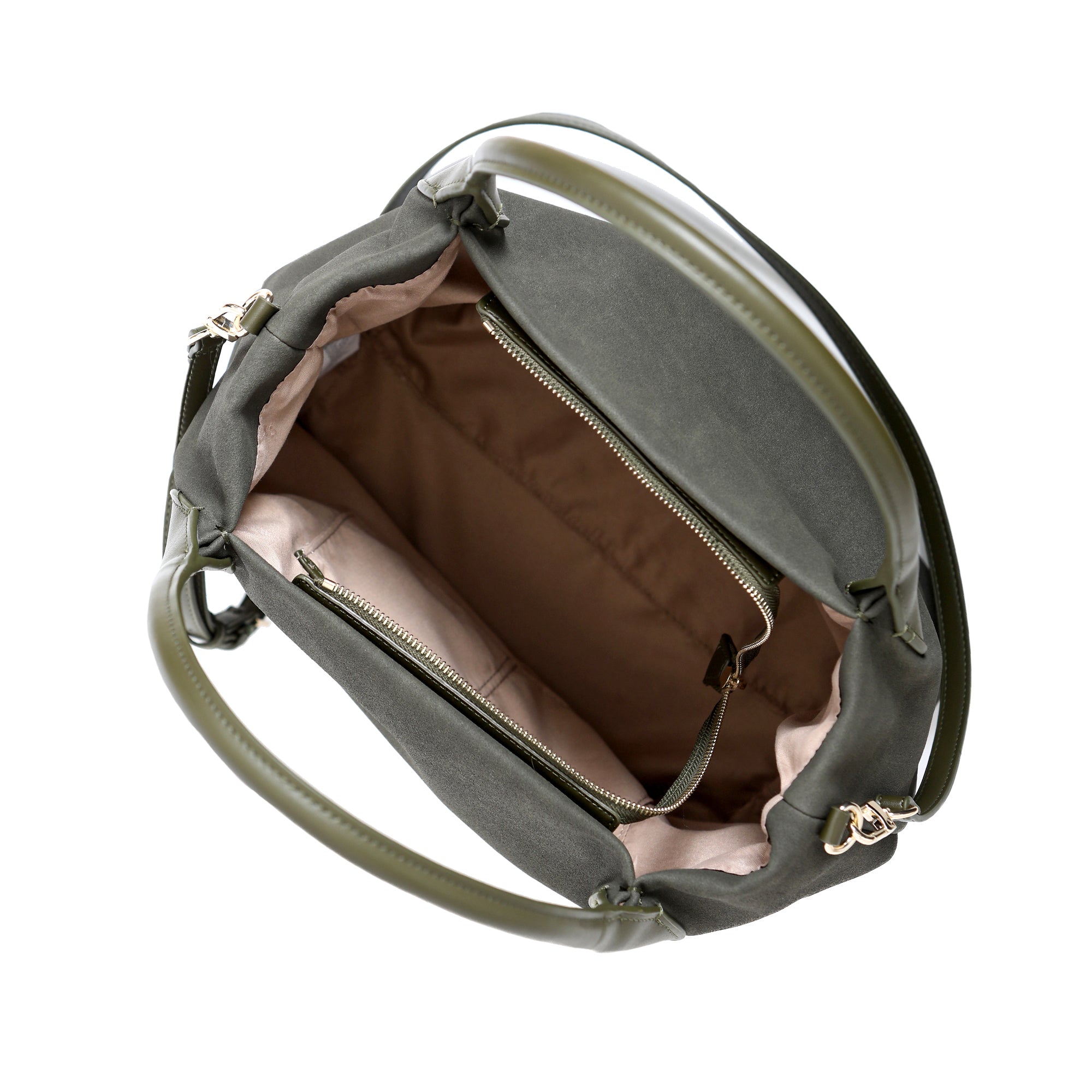 Byblos borsa Daisy Suede in ecopelle per tutti i giorni VERDE TU | Giò Fashion