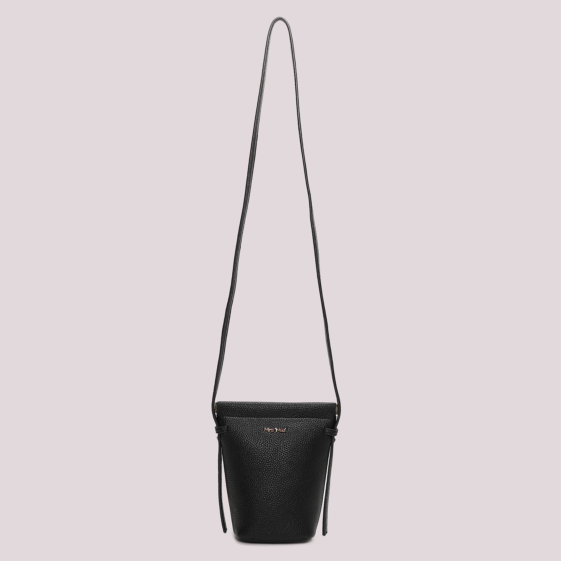 Borsa tracolla donna Mimi Mua compatta con design minimal elegante Nero TU | Giò Fashion