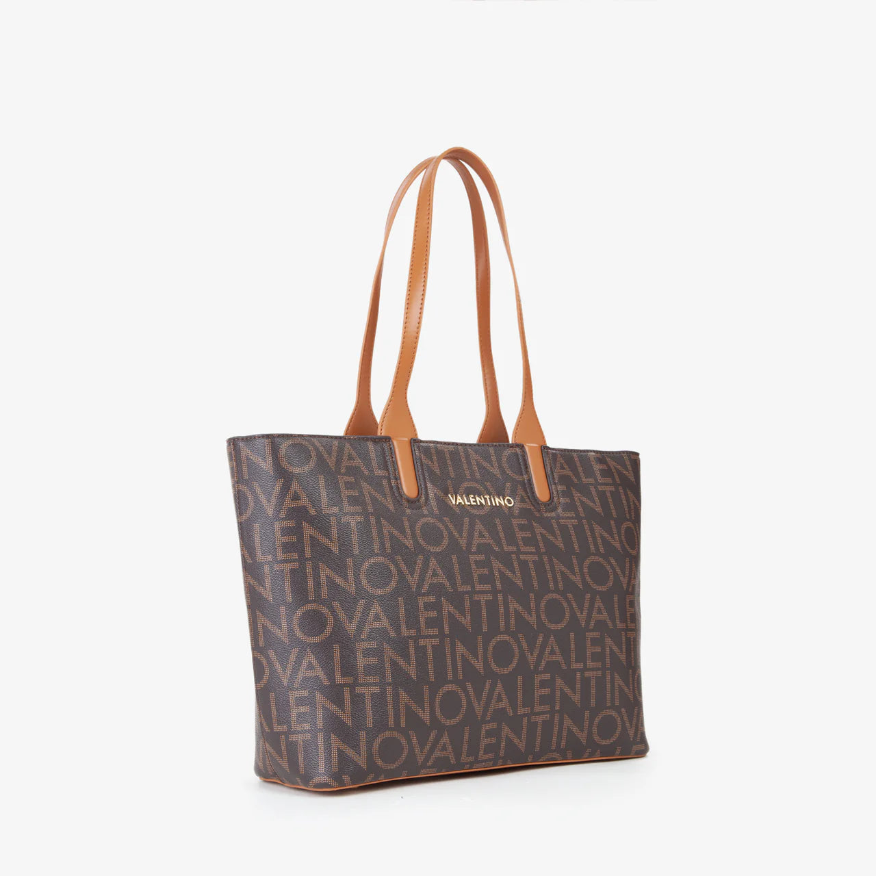 Valentino borsa shopper logata con doppi manici Marrone TU | Giò Fashion